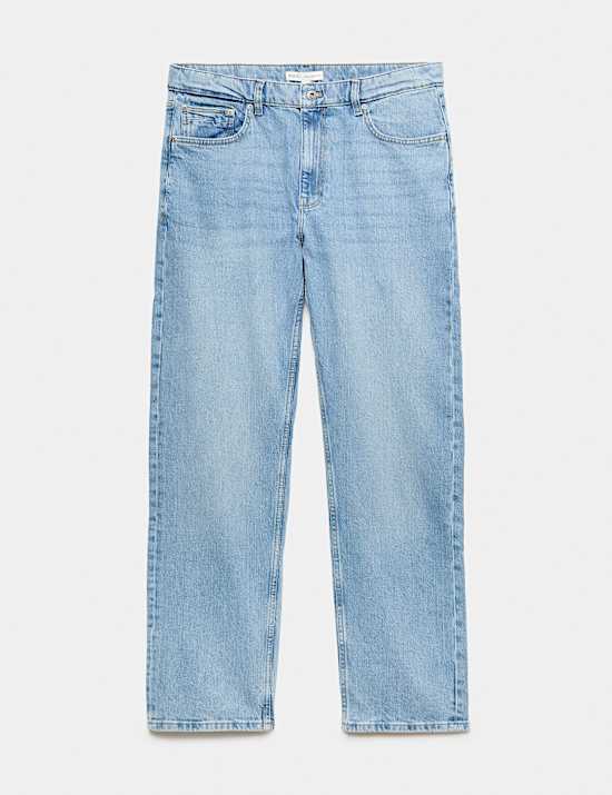 Straight Fit Authentic Stretch Jeans