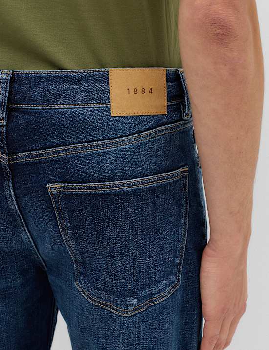 Straight Fit Authentic Stretch Jeans