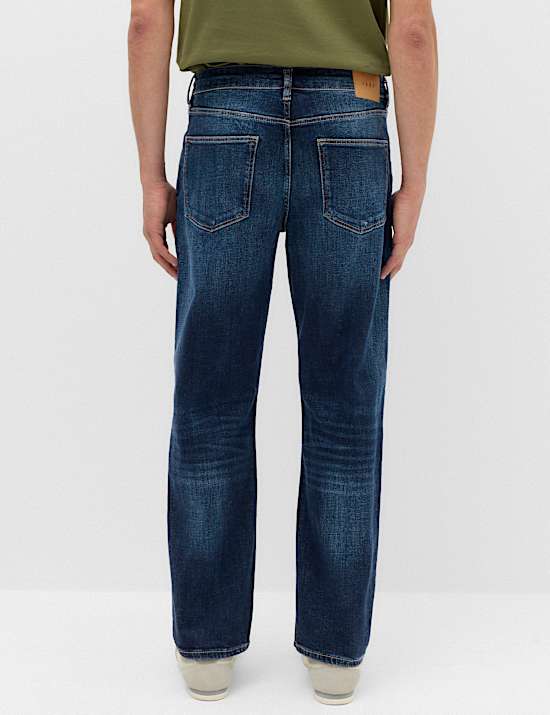 Straight Fit Authentic Stretch Jeans