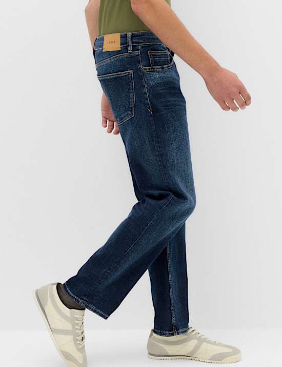 Straight Fit Authentic Stretch Jeans