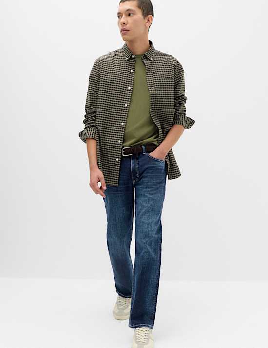 Straight Fit Authentic Stretch Jeans
