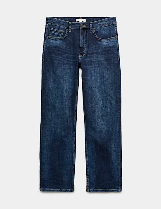Straight Fit Authentic Stretch Jeans