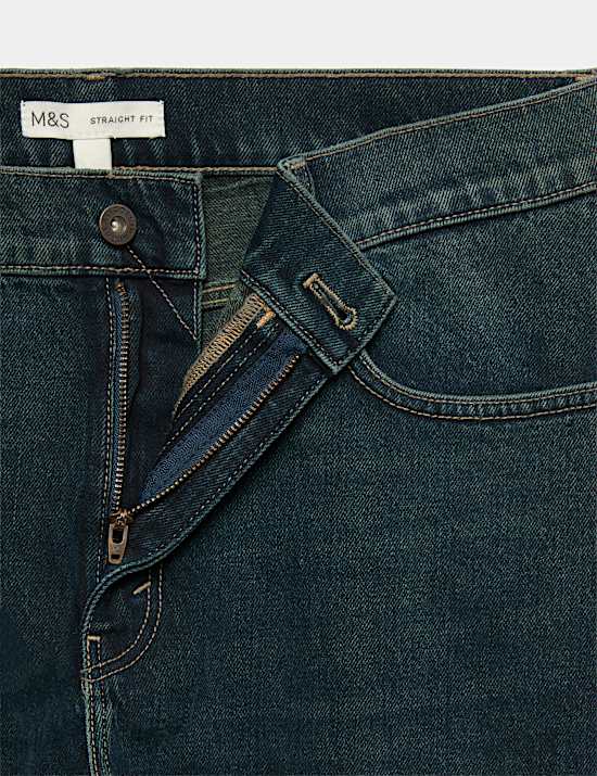 Straight Fit Authentic Stretch Jeans