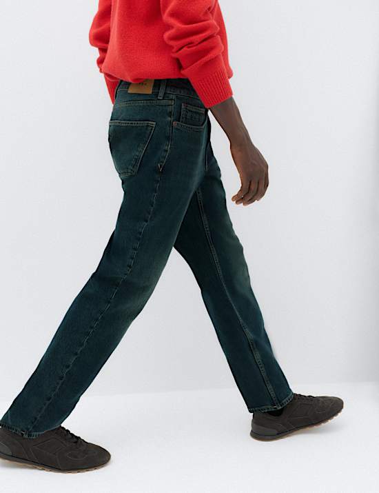 Straight Fit Authentic Stretch Jeans