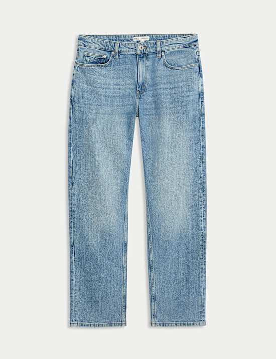 Straight Fit Stretch Jeans