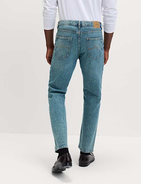 Straight Fit Stretch Jeans