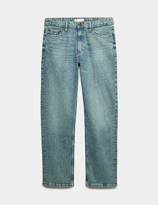 Straight Fit Stretch Jeans