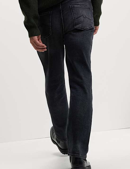 Straight Fit Stretch Jeans