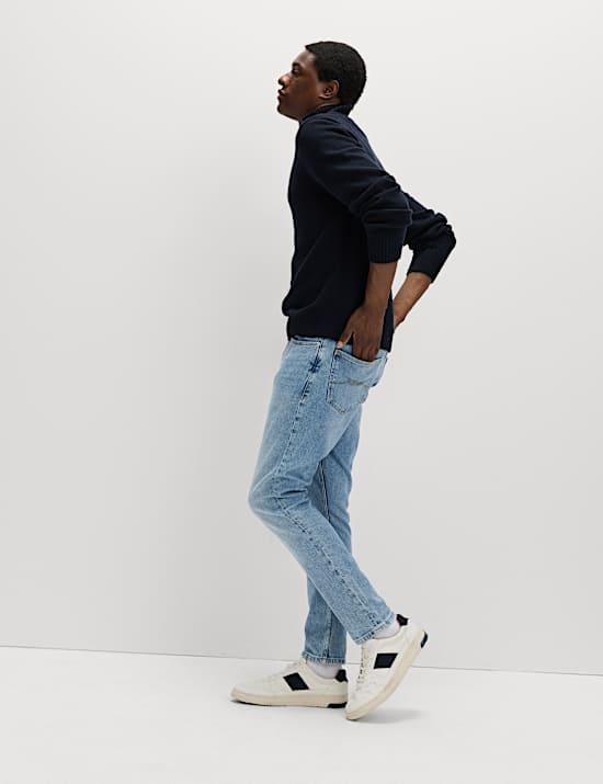 Slim Fit 5 Pocket Stretch Jeans