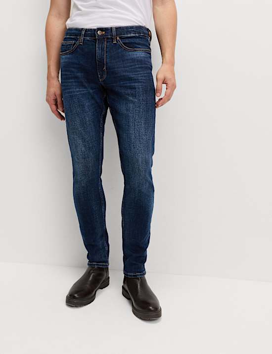 Slim Fit 5 Pocket Stretch Jeans