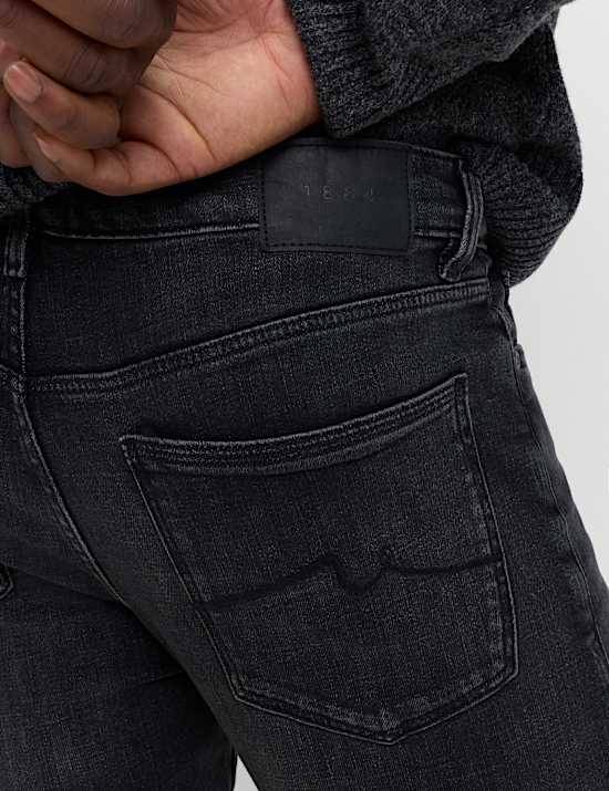 Slim Fit 5 Pocket Stretch Jeans