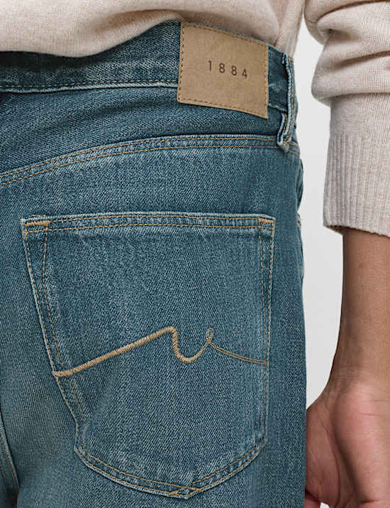Loose Fit Rigid Denim Jeans