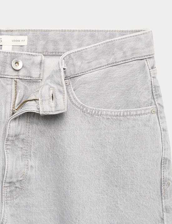 Loose Fit Rigid Denim Jeans