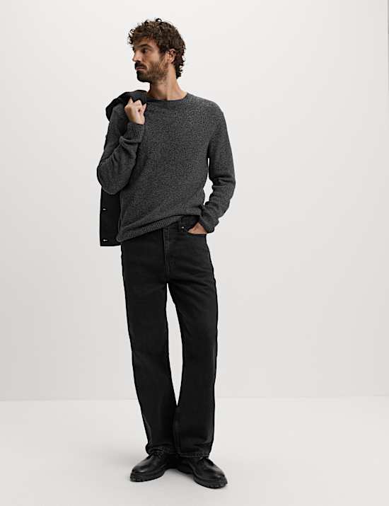 Loose Fit Rigid Denim Jeans