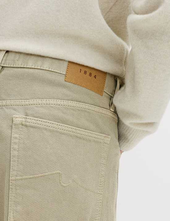 Straight Fit Rigid Denim Jeans