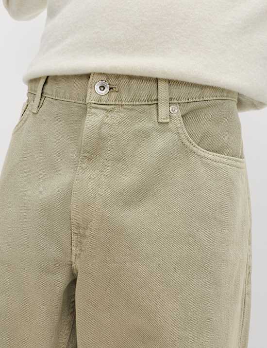 Straight Fit Rigid Denim Jeans