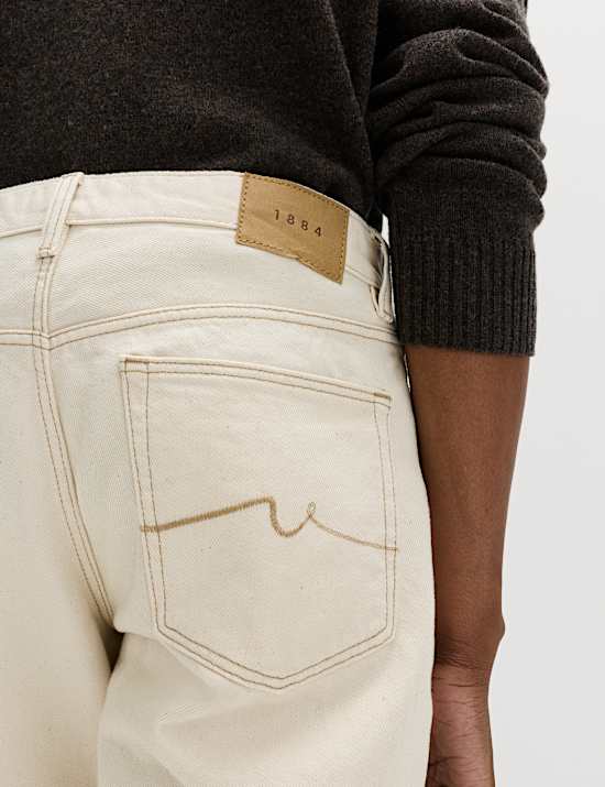 Dž&iacute;ny rovn&eacute;ho střihu s pevn&yacute;mi dž&iacute;nami