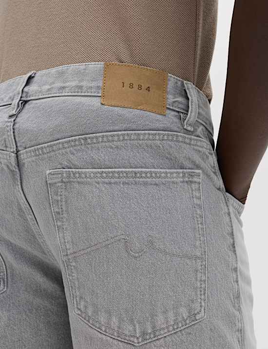 Straight Fit Rigid Denim Jeans