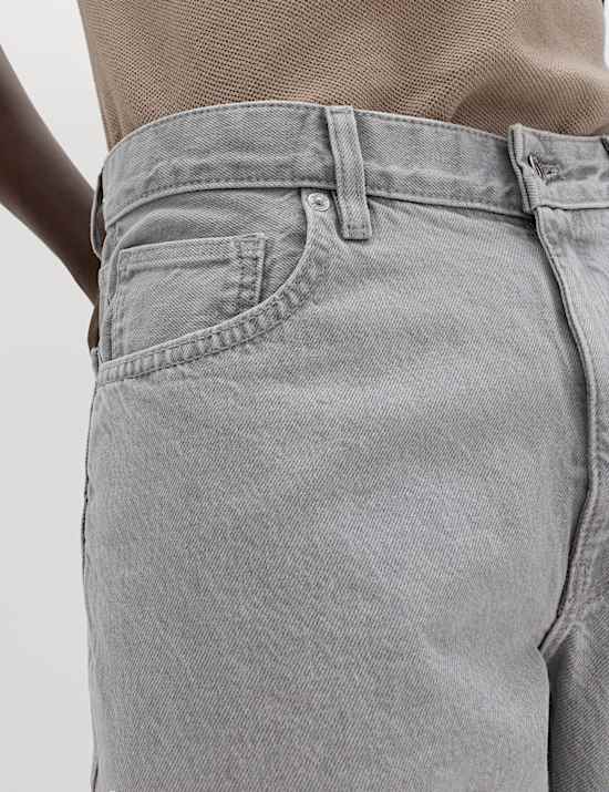 Straight Fit Rigid Denim Jeans