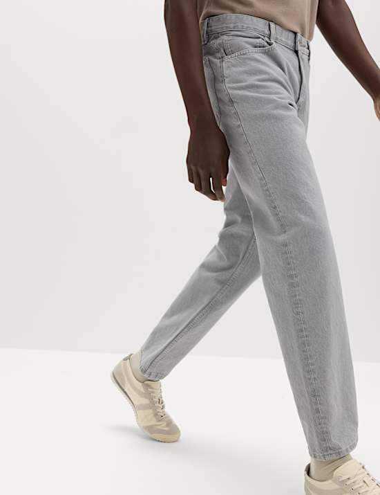 Straight Fit Rigid Denim Jeans