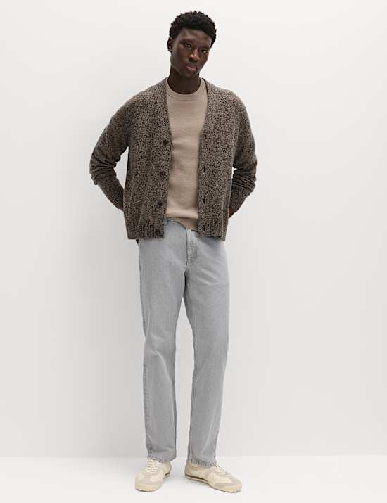 Straight Fit Rigid Denim Jeans