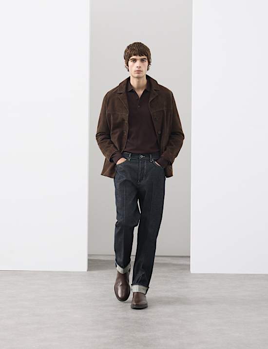 Straight Fit Stay Crease Jeans