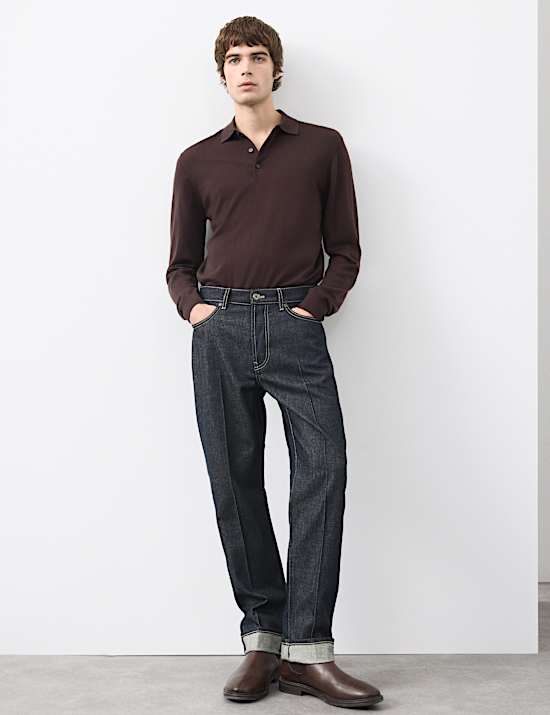 Straight Fit Stay Crease Jeans