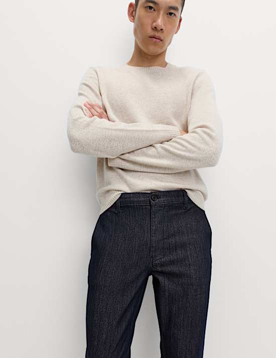 Slim Fit Denim Chinos