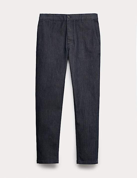 Slim Fit Denim Chinos