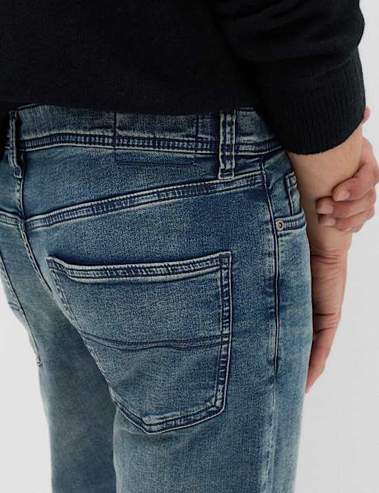 Straight Fit Comfort Stretch Jeans