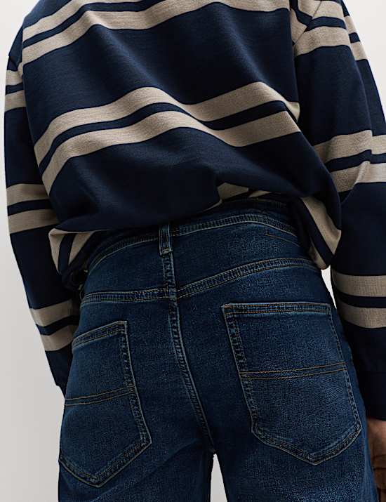 Straight Fit Comfort Stretch Jeans