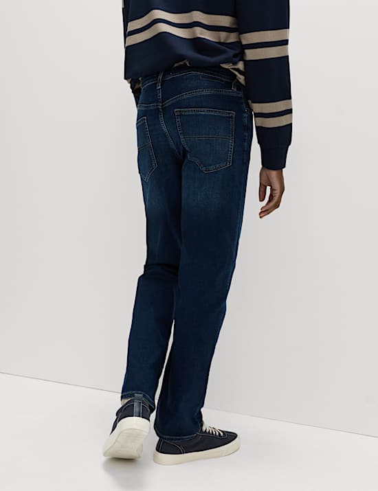 Straight Fit Comfort Stretch Jeans