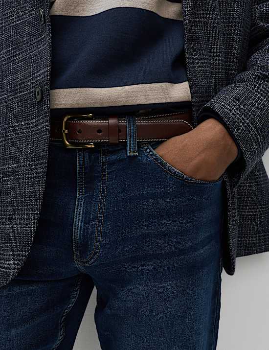 Straight Fit Comfort Stretch Jeans