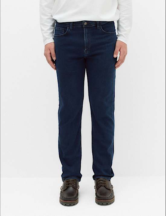 Jean extensible et confortable coupe droite