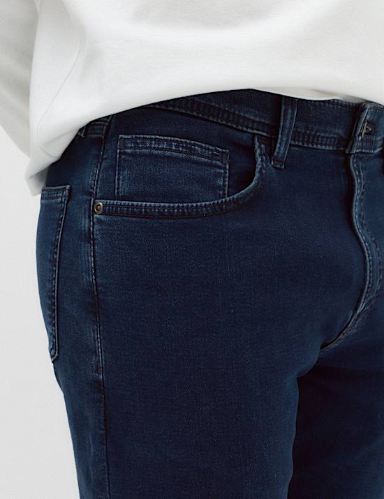 Jean extensible et confortable coupe droite