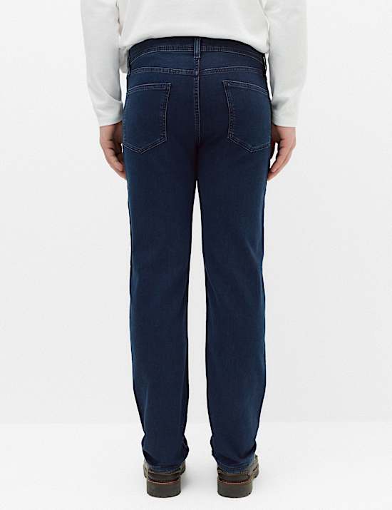 Jean extensible et confortable coupe droite