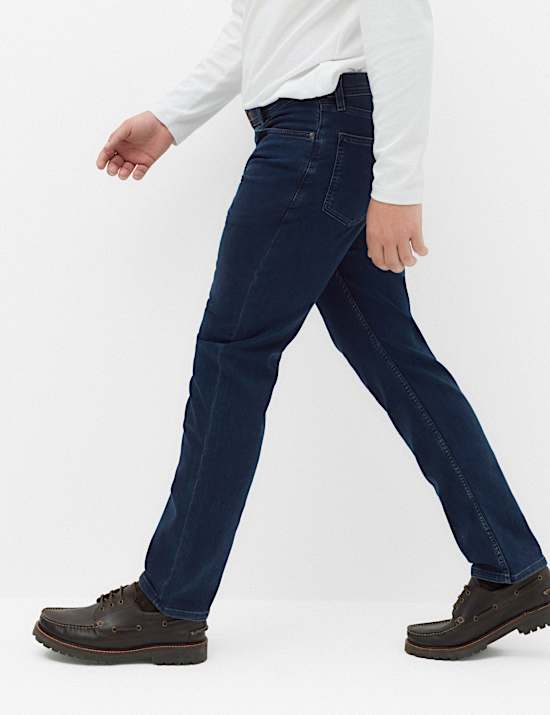 Jean extensible et confortable coupe droite