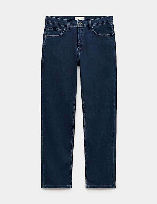 Jean extensible et confortable coupe droite