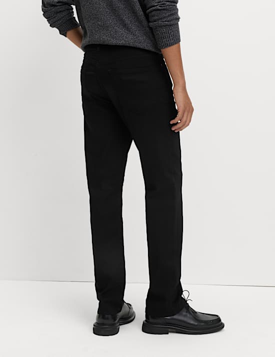 Jeans de corte recto el&aacute;sticos y c&oacute;modos