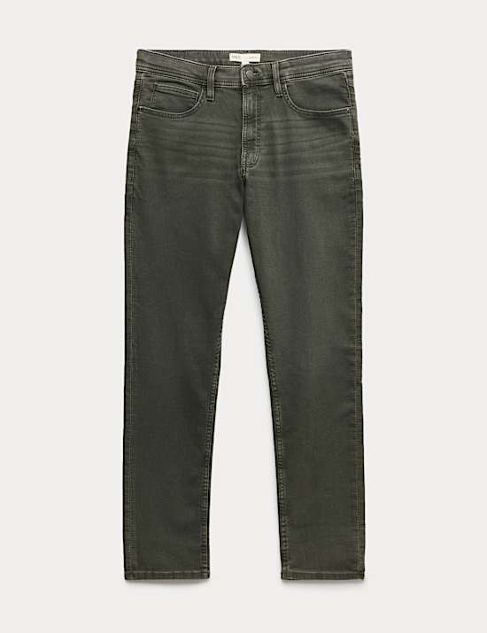 Schmal geschnittene Jeans mit bequemem Stretch