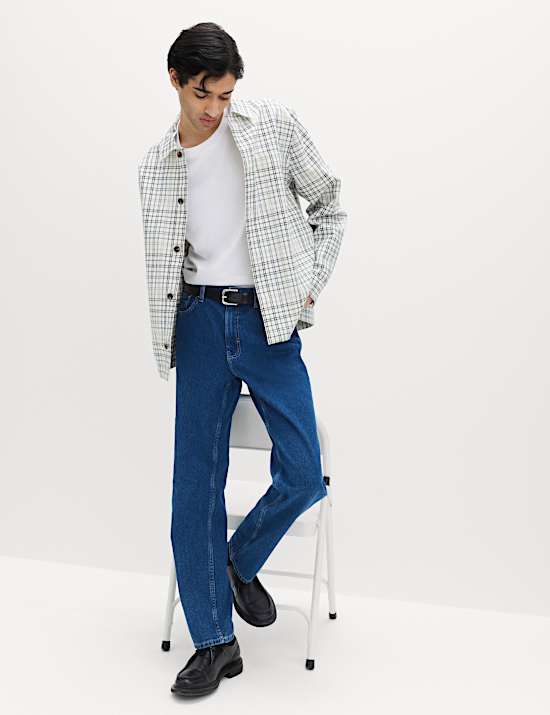 Straight Fit Lightweight Soft Touch Jeans