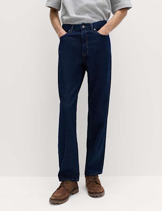 Straight Fit Lightweight Soft Touch Jeans