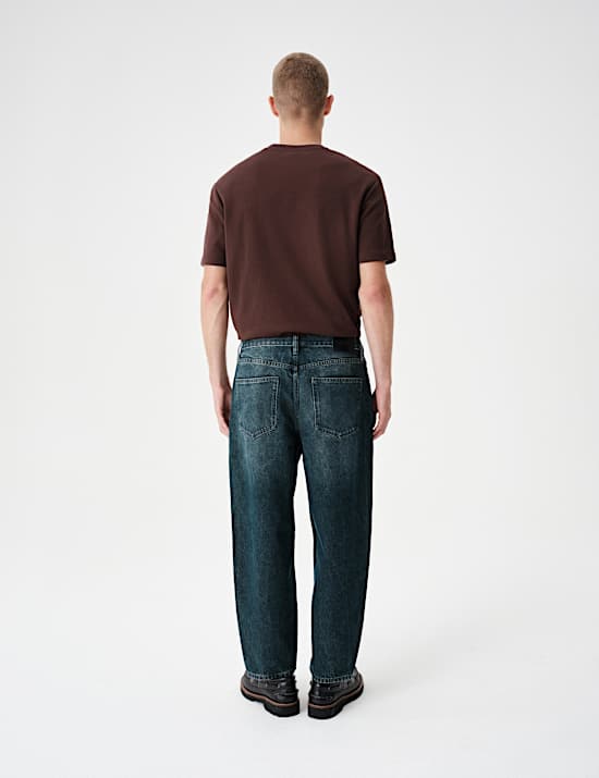 Barrel Fit 5 Pocket Stretch Jeans