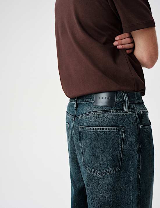 Barrel Fit 5 Pocket Stretch Jeans