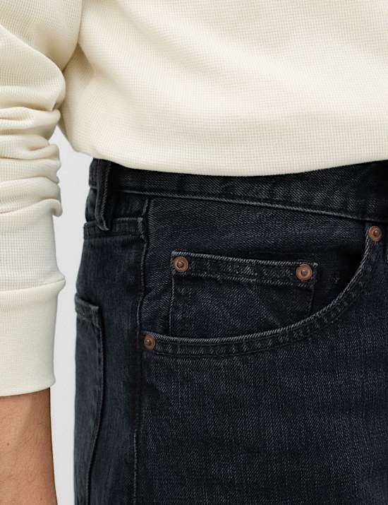 Loose Fit Rigid Jeans