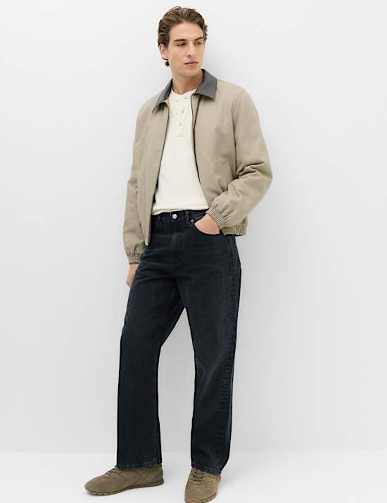 Loose Fit Rigid Jeans