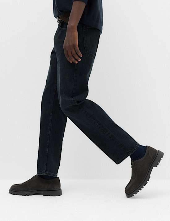 Straight Fit Pure Cotton Jeans