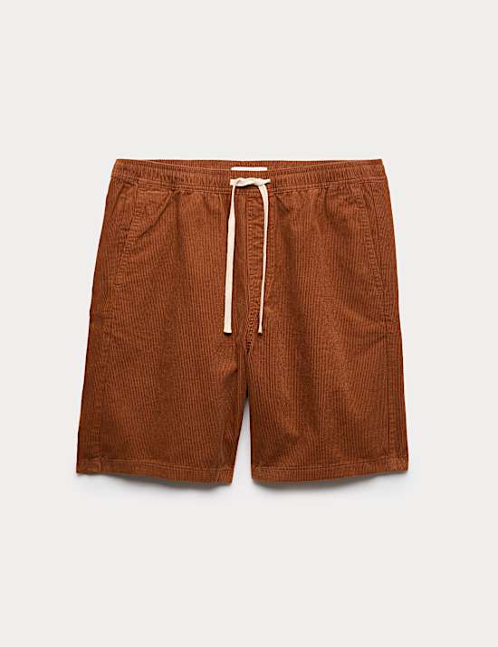 Pure Cotton Corduroy Shorts