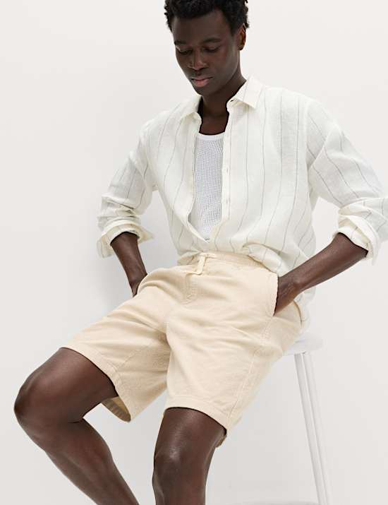 Pure Cotton Corduroy Shorts