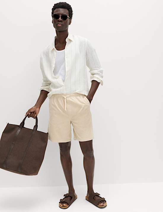 Pure Cotton Corduroy Shorts